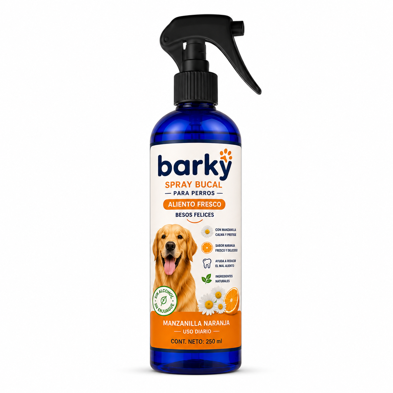 Barky Spray Bucal para Perros 250 ml | Aliento Fresco